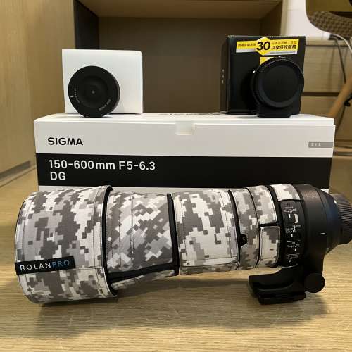 2021年11月行貨 Nikon Sigma 150-600mm C +專用Dock, 可連FTZ賣