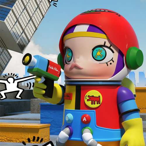 POP MART MEGA COLLECTION 1000% SPACE MOLLY Keith Haring