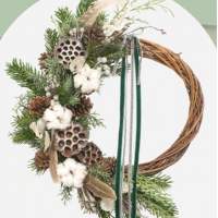 Frosty the Wreath聖誕籐圈(標準35cm)