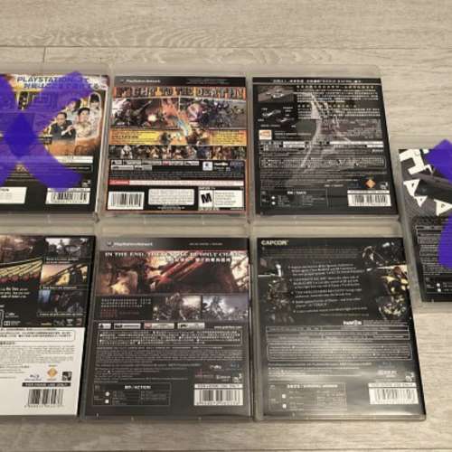 Sony PS3 came 原廠遊戲碟 行貨 95%新 共5隻遊戲 全部有盒齊說明書 合完美主義者