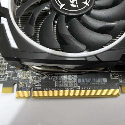 MSI RX580 8GB ARMOR 100%正常非礦卡