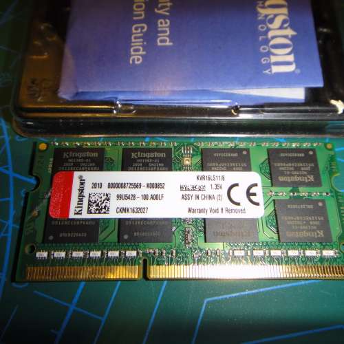 Kingston DDR3 1600 8GB Notebook Ram