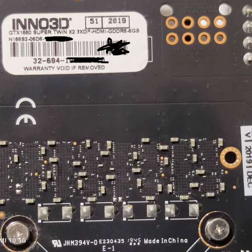 INNO3D GEFORCE GTX 1660 SUPER TWIN X2