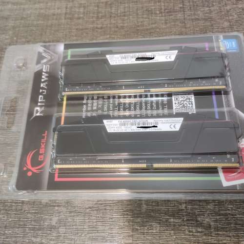 全新未開 G.SKILL Ripjaws V 32GB (2 x 16GB) DDR4 4000 CL18 RAM