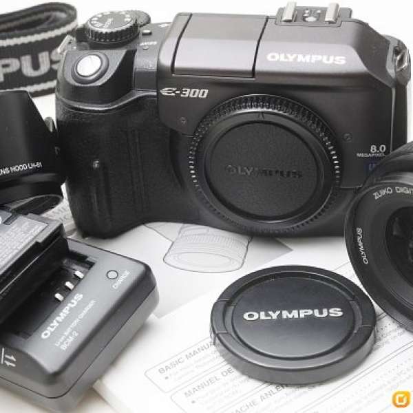 Olympus E-300 連 14-45mm f/3.5-5.6 用 Kodak FFT CCD   等同自動對焦 M8 (全機95...