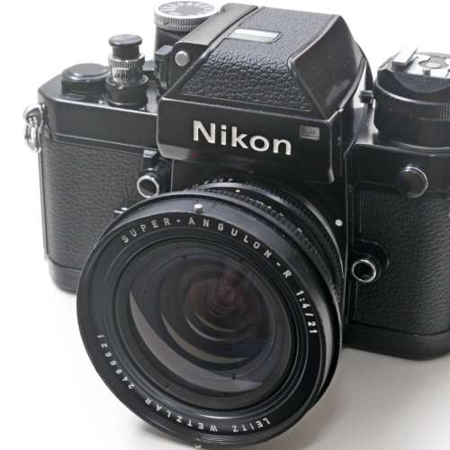 Leica Super Angulon R 21/4(改Nikon)變形極少西德造廣角 Nikon D6 Canon5D4 絕不...