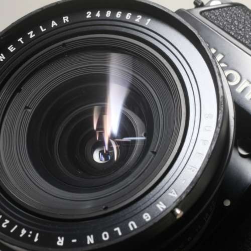 Leica Super Angulon R 21/4(改Nikon)變形極少西德造廣角 Nikon D6 Canon5D4 絕不...