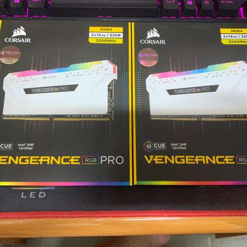 $2650 Corsair Vengeance RGB PRO 64GB (4 x 16GB) DDR4 DRAM 3200MHz C16 Memory Kit