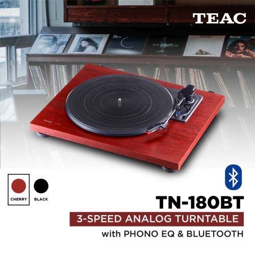 TEAC TN-180BT 蓝牙黑胶唱盘