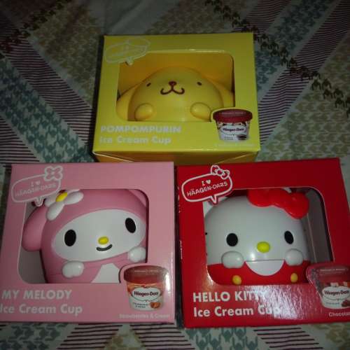 Sanrio Hello Kitty，My Melody，Pompompurin 雪糕杯
