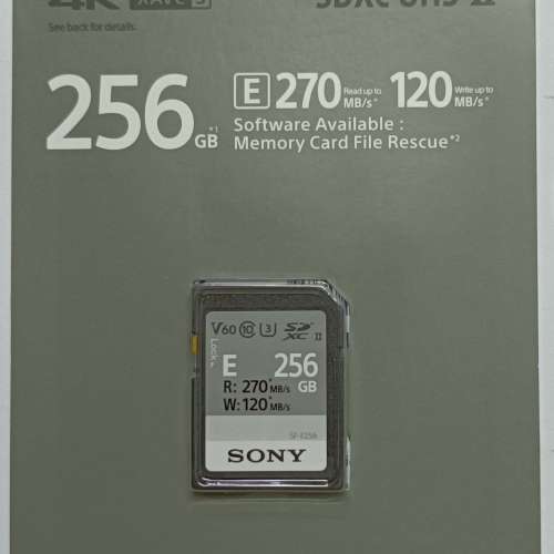全新 SONY SD 卡 UHS-II 256GB