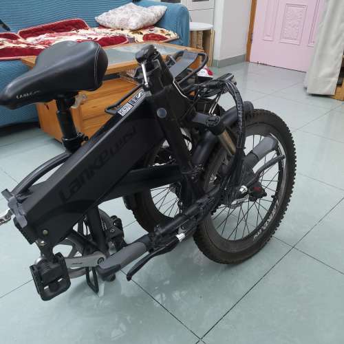 G66 可折疊 20吋大輪 隱藏式電池 電動單車 95%新