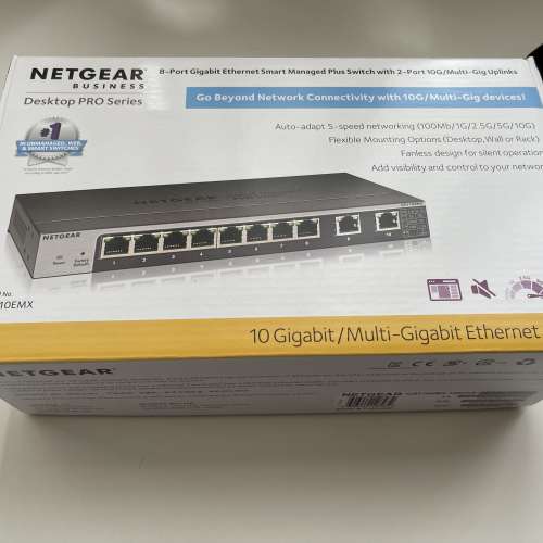 Netgear GS110EMX 行貨有單有保 10Gbe managed switch