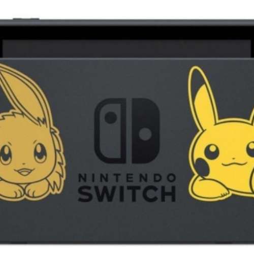 switch pokemon限定主機+let's go 比卡超版game