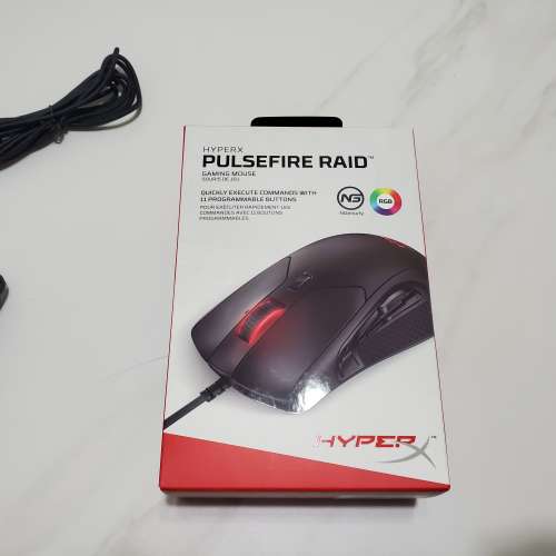 HyperX Pulsefire Raid RGB電競滑鼠 幾乎全新