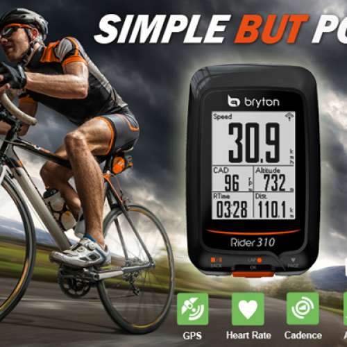 100%NEW Bryton Rider 310/330/530 GPS Cycling Computer 中文無線GPS單車碼錶