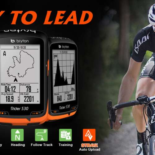 100%NEW Bryton Rider 310/330/530 GPS Cycling Computer 中文無線GPS單車碼錶