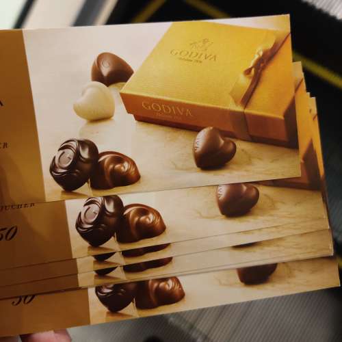 Godiva 禮券 gift voucher