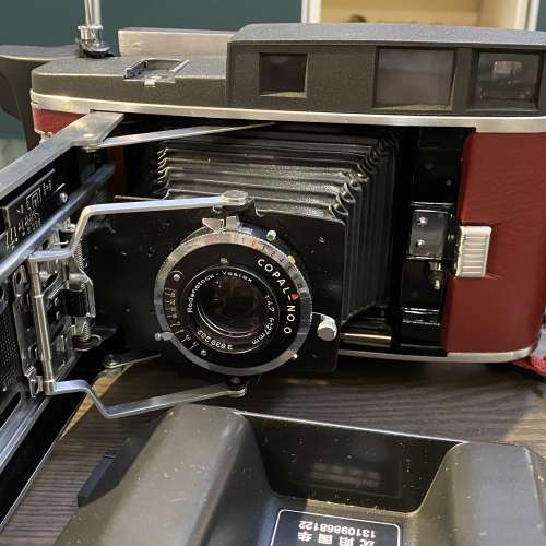 勁改Polaroid 110B 連動對焦 4x5 6x9 6x12 Pack film 即影即有背