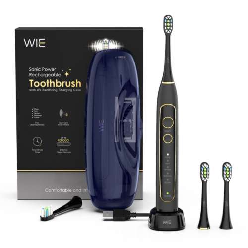 (只拆包裝/無使用過) WIE Sonic Power 聲波電動牙刷附UV消毒殺菌 & 旅行充電盒