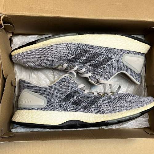 Adidas PUREBOOST DPR SHOES 男跑鞋 藍灰配色