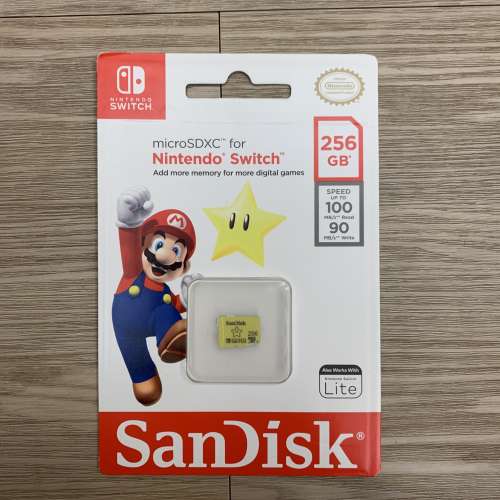 [全新] SanDisk 256GB MicroSDXC UHS-I Memory Card for Nintendo Switch