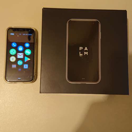 Palm Phone 美版 全套99新 銀邊