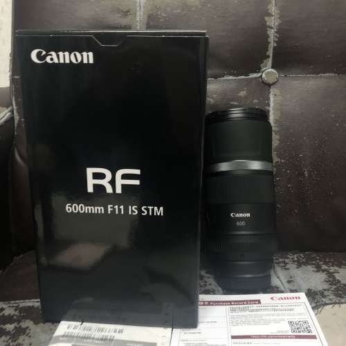 超平 完美極新淨 全套有盒有長保用 Canon RF 600 600mm F11 IS STM