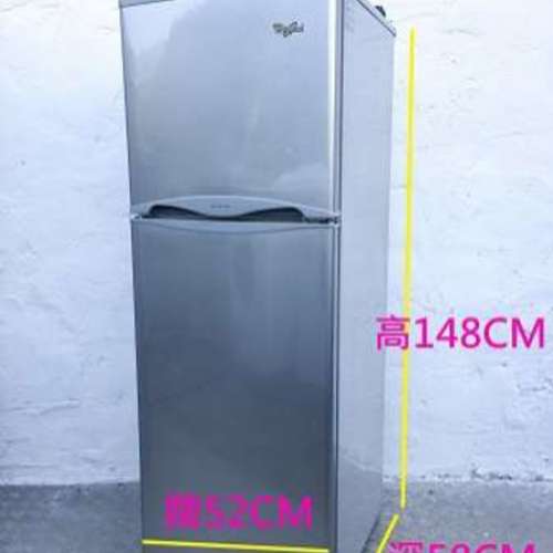 2門雪櫃(惠而浦) WF195/8 新款銀面 100%正常包送貨及安裝