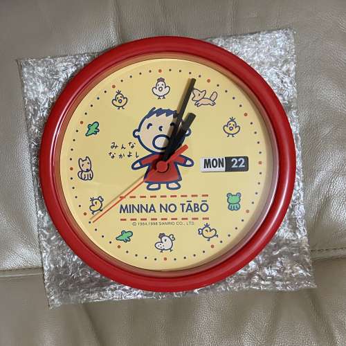 全新絕版Sanrio Minna No Tabo大口仔鐘