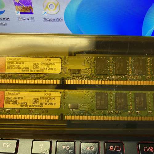 Kingston 雙面矮身4GB x 2 DDR3 1333 1.5V RAM 行1對 共8GB