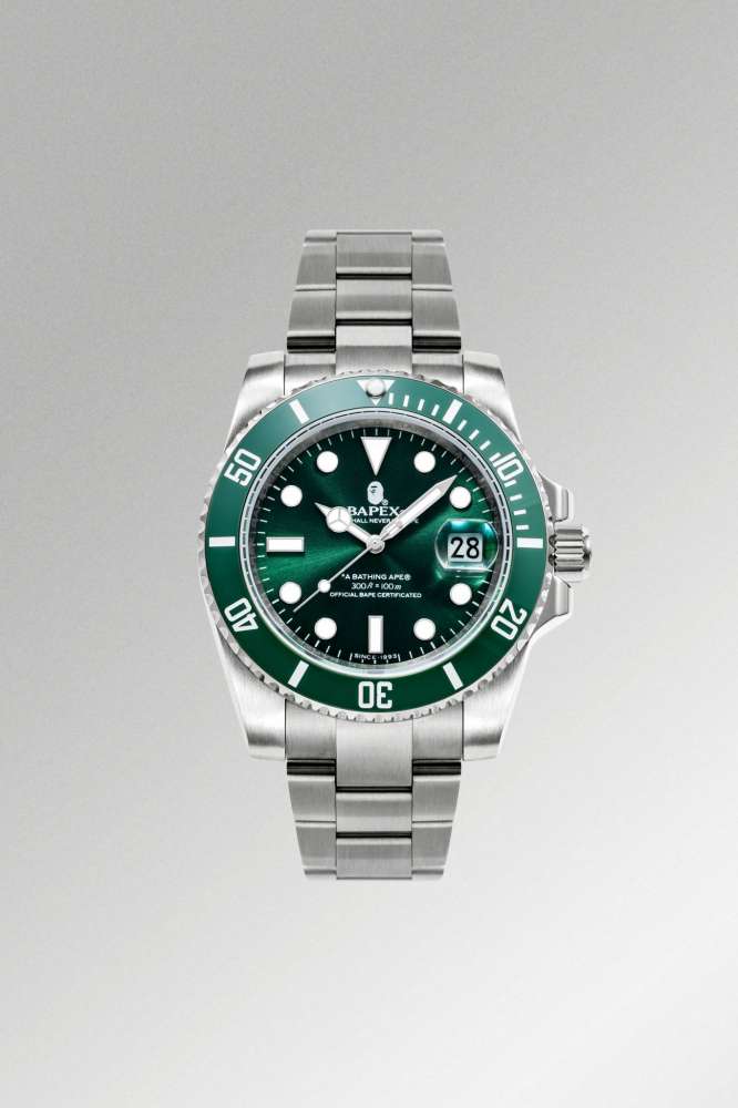 猿人綠水鬼手錶A Bathing Ape BAPEX TYPE 1 - 二手或全新機械手錶