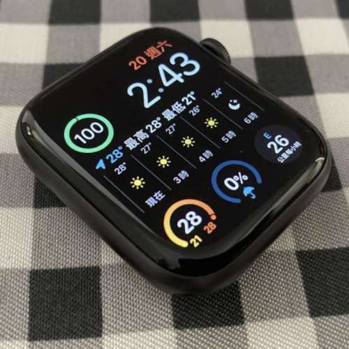 Apple Watch Series 5 WIFI版本 44mm蘋果手錶 太空灰色 行貨 95%新 功能和操作完全...