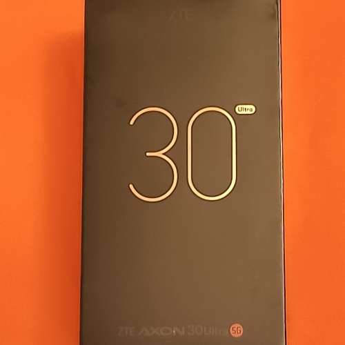 全新港行 國際版 中興ZTE Axon 30 Ultra 8/128GB 黑色