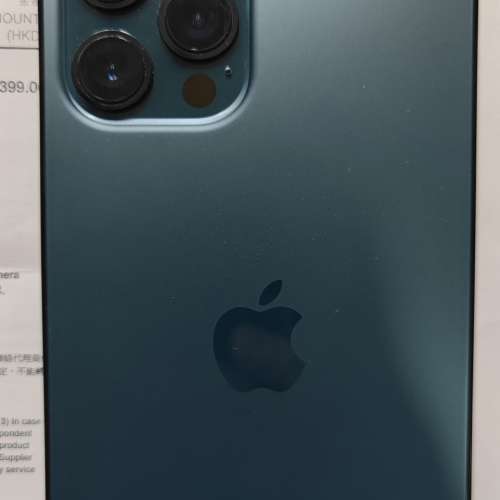 99% 新 Apple iPhone 12 Pro Max 128Gb 太平洋藍 購自豐澤 保用至2022-01