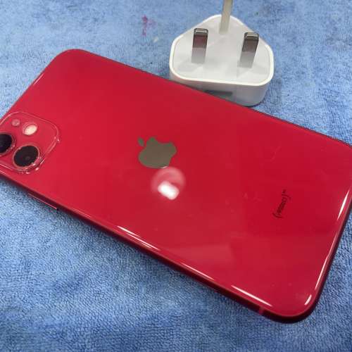 99%New iPhone 11 256GB 紅色 香港行貨 有配件 電池效能90% 首選超值！