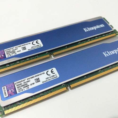 Kingston HyperX DDR3 1600MHz 16GB kit (一對8GB) RAM