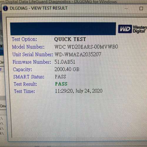 WD 2T harddisk 7200 rpm