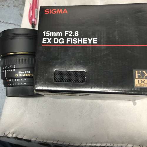 超平 極新淨 全套有盒 Sigma 15 15mm F2.8 Fisheye 新皮 Nikon Mount