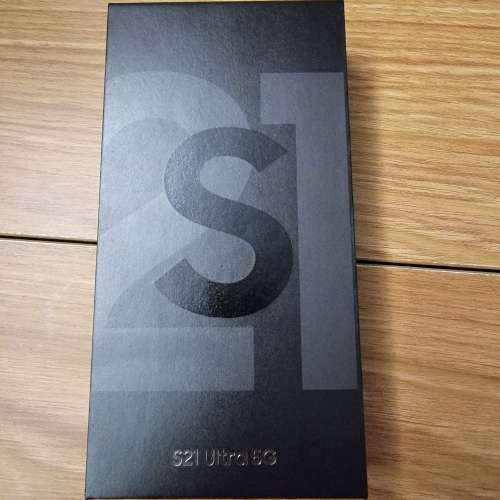 全新 未開封 Samsung Galaxy S21 Ultra 512GB 黑色 Phantom Black 行貨 購自中移動