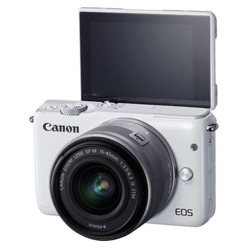 輕巧反芒 白色 Canon EOS M10 EF-M 15-45mm IS STM Kit