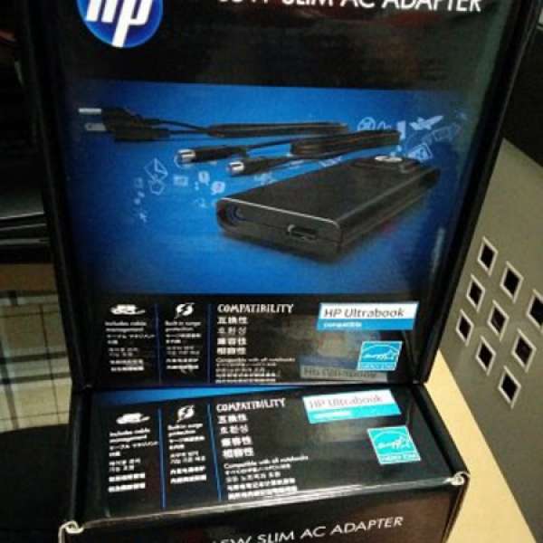 全新HP 65W slim ac adapter / HP 超薄Notebook 火牛