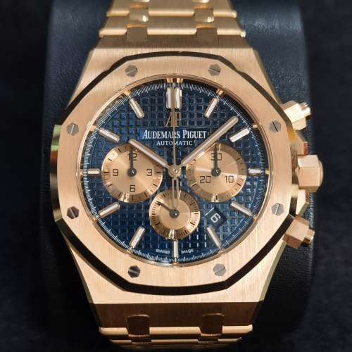 AUDEMARS PIGUET/AP愛彼皇家橡樹系列26331OR.OO.D315CR.01自動機械腕表搭配AP全金...