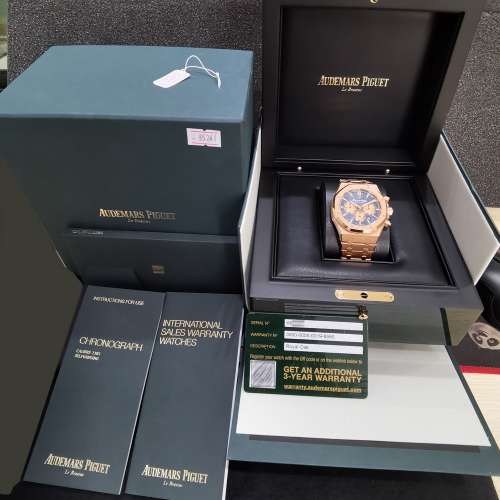 AUDEMARS PIGUET/AP愛彼皇家橡樹系列26331OR.OO.D315CR.01自動機械腕表搭配AP全金...