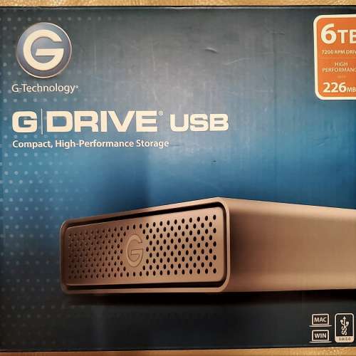 G-Technology G-Drive 3.5" USB 3.0 6TB External HDD 外置硬盤