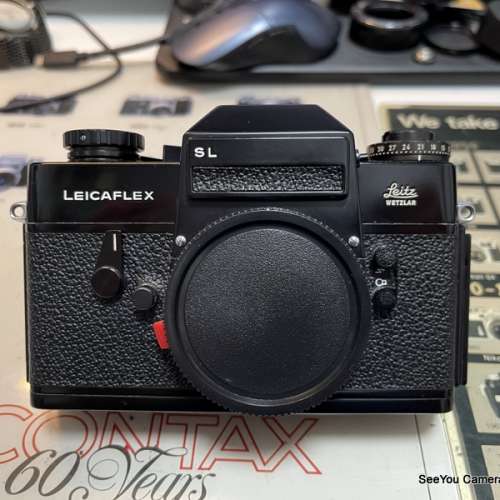 新春特價 : 90-95% New Leica SL Black Paint Film Camera Body $2480. Only