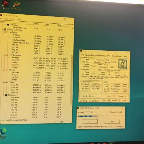Intel i7 7700K CPU + ASUS ROG MAXIMUS IX HERO Z270 1151 底版