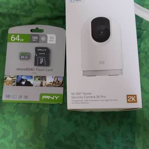全新行貨小米智能攝影機2k Pro雲台版連64GB記憶卡