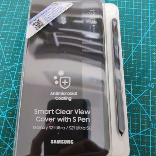 S21 ultra  smart cover with pen 99%新