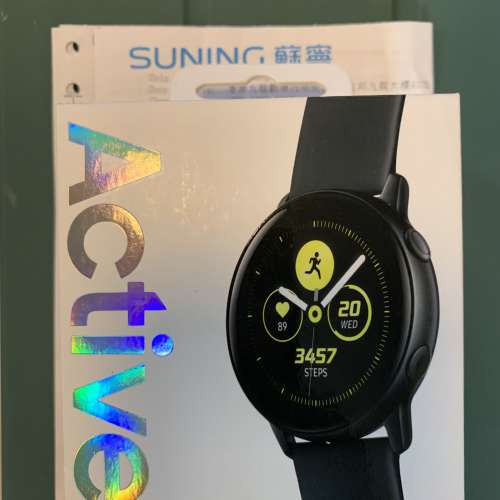 Samsung galaxy watch active 黑色行貨